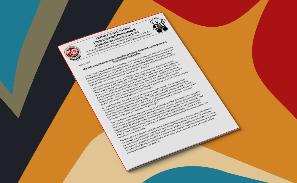 Assembly of First Nations & Caring Society – Press Release